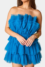 Load image into Gallery viewer, Powder Puff Strapless Dress