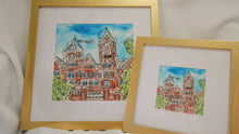 Load image into Gallery viewer, 4x4 Framed Watercolor College Prints