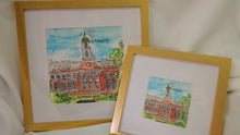 Load image into Gallery viewer, 4x4 Framed Watercolor College Prints
