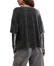 Load image into Gallery viewer, Nellie Sequin Twofer Top