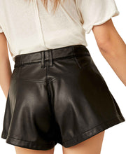 Load image into Gallery viewer, Free Reign Vegan Leather Shorts