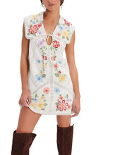 Load image into Gallery viewer, Willow Embroidered Mini Dress