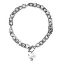 Load image into Gallery viewer, Hammered Cross Necklace