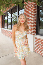Load image into Gallery viewer, Strapless Floral Dress
