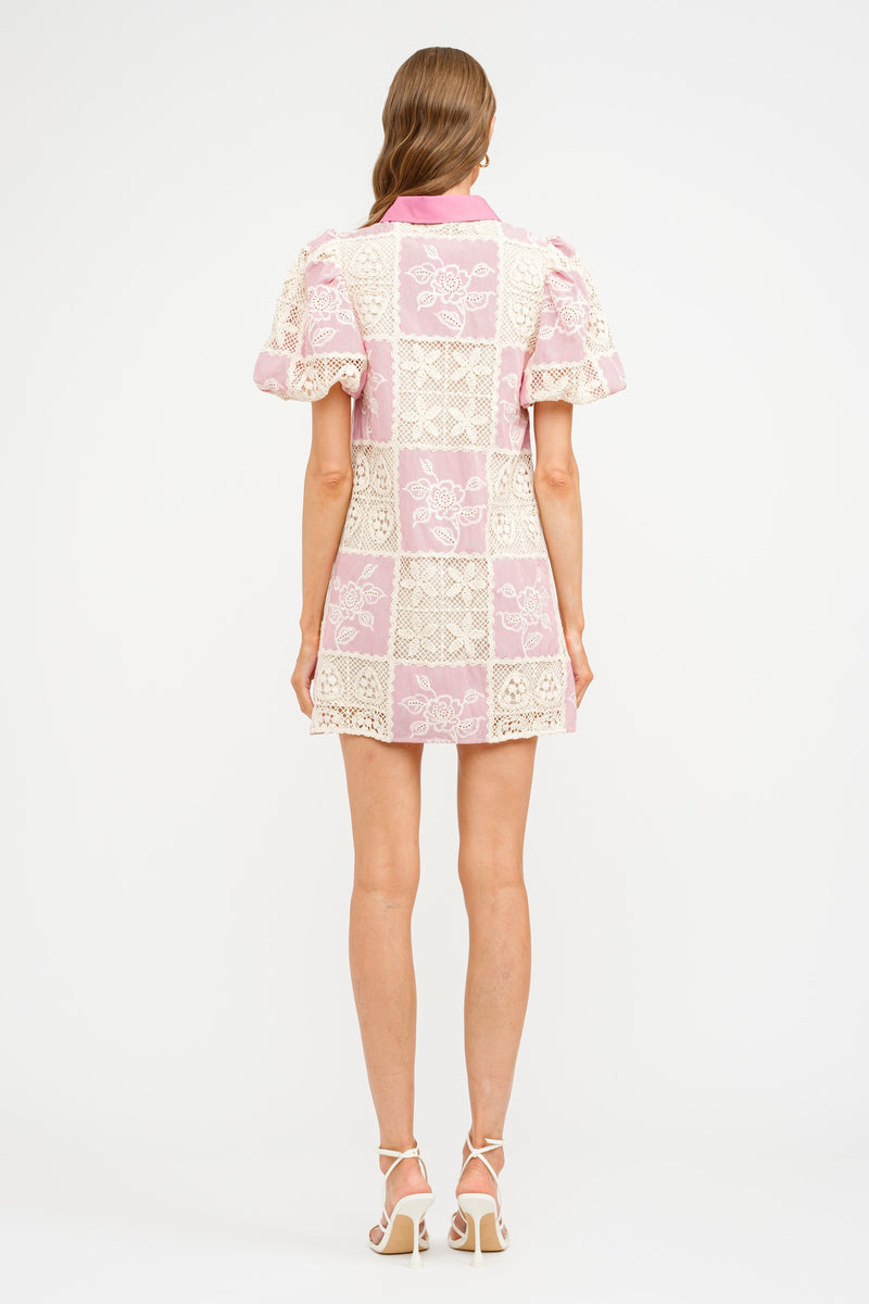 Carmine Crochet Dress – Lily Claire