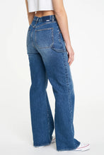 Load image into Gallery viewer, Far Out High Rise Wide Leg Jean with Patch Pocket
