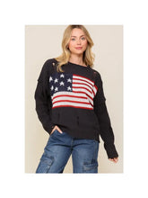 Load image into Gallery viewer, American Flag Sweater