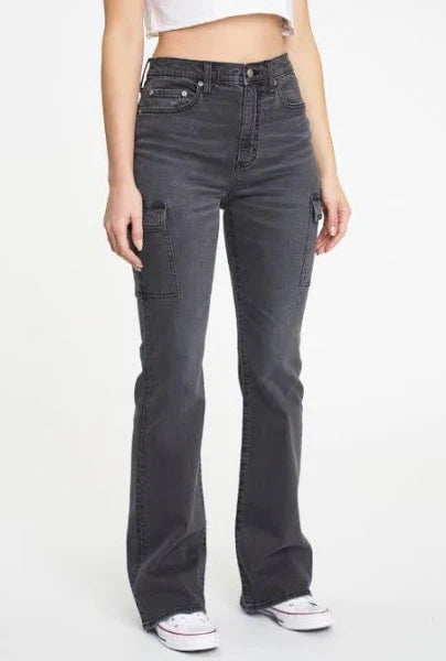 Go Getter Cargo High Rise Flare Jean