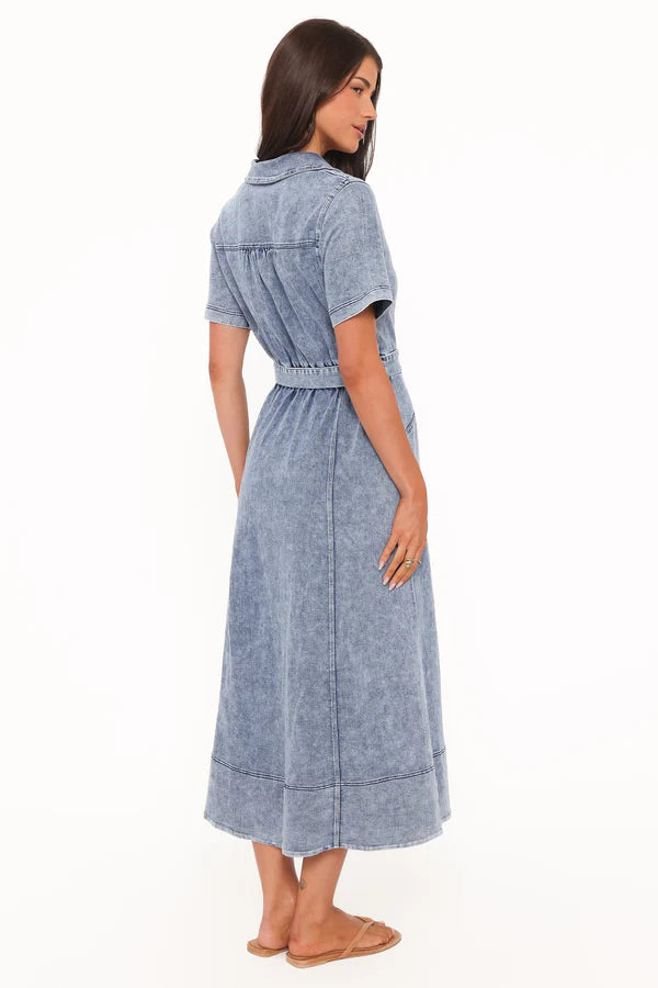 Tamara Denim Maxi Dress