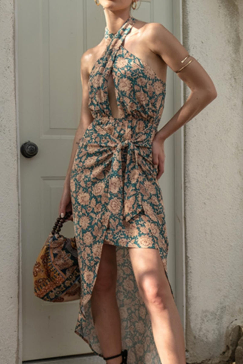 Wrap Halter Dress – Lily Claire