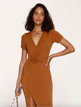 Load image into Gallery viewer, Cognac Jersey Knit Dress