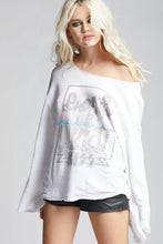 Load image into Gallery viewer, Kiss Love Gun Bell Sleeve Sweatshirt