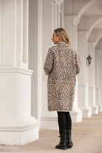 Load image into Gallery viewer, Leopard Print Knit Coat
