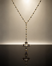 Load image into Gallery viewer, Cross Lariat Necklace
