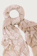 Load image into Gallery viewer, Paisley Print Oversized Square Scarf
