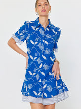Load image into Gallery viewer, Floral Embroidered Shirt Dress
