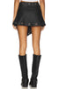 Cassie Vegan Leather Wrap Skirt