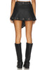 Cassie Vegan Leather Wrap Skirt