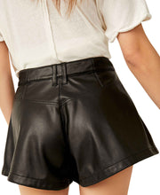 Load image into Gallery viewer, Free Reign Vegan Leather Shorts
