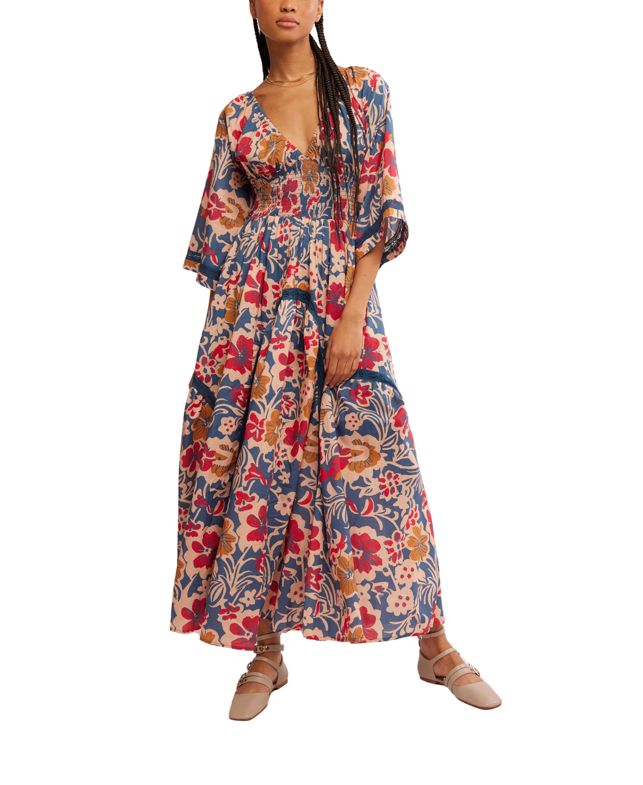 knee length dresses for ladies Light Blue Eyelet Midi Dress with Pockets – Milo & Lily Boutique