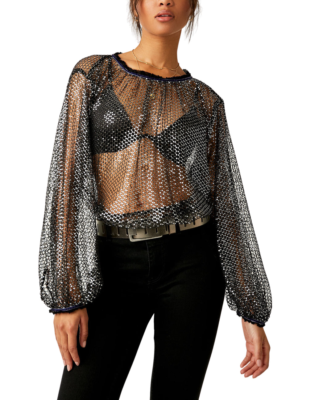 Sparks Fly Sequin Top