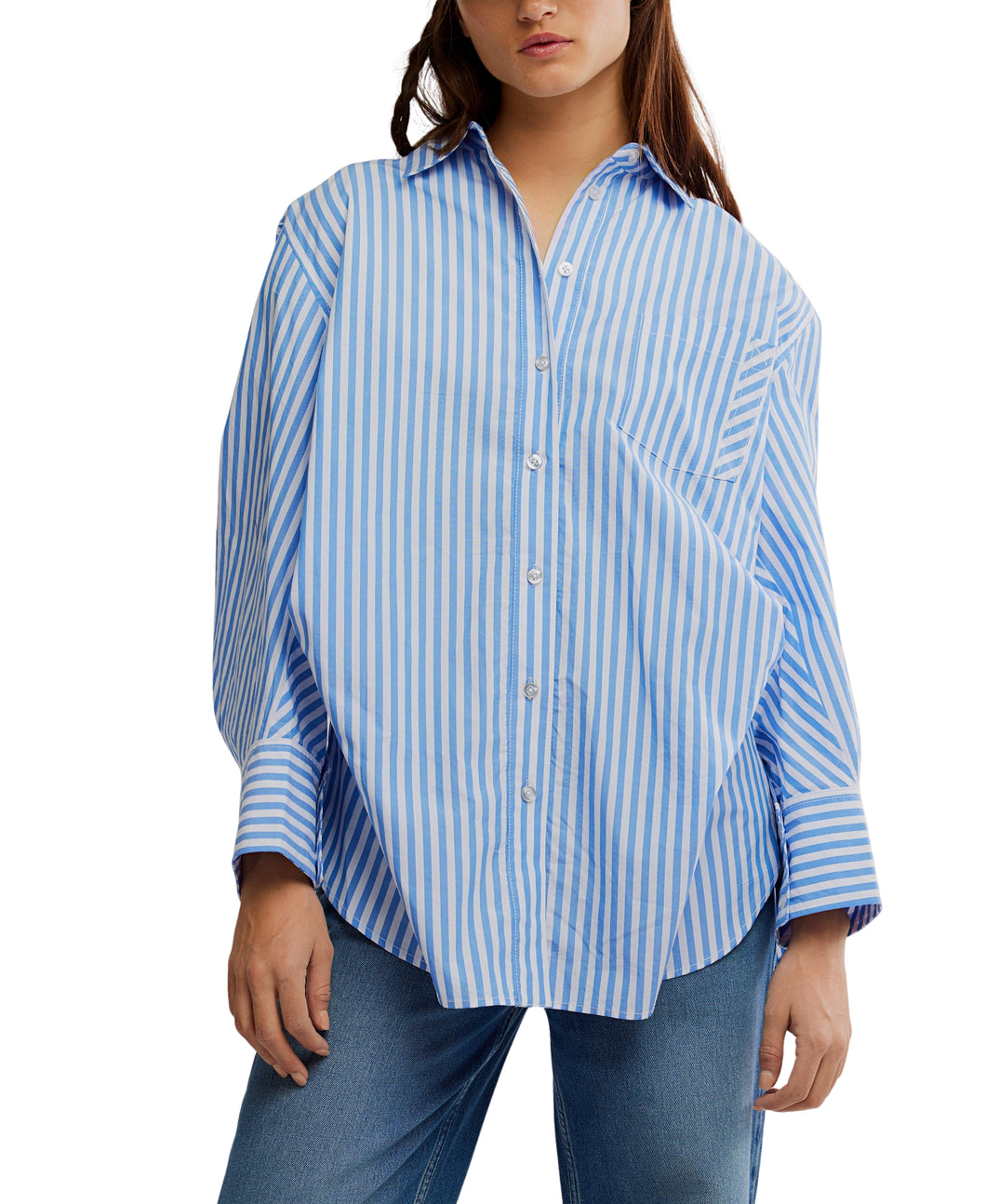 Sabine Tailored Striped Shirt