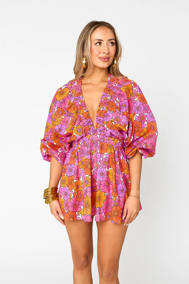 Palm Beach Romper Lily Claire Palm Beach Romper Lily Claire