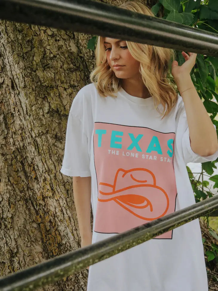 Texas Pink Hat Tee