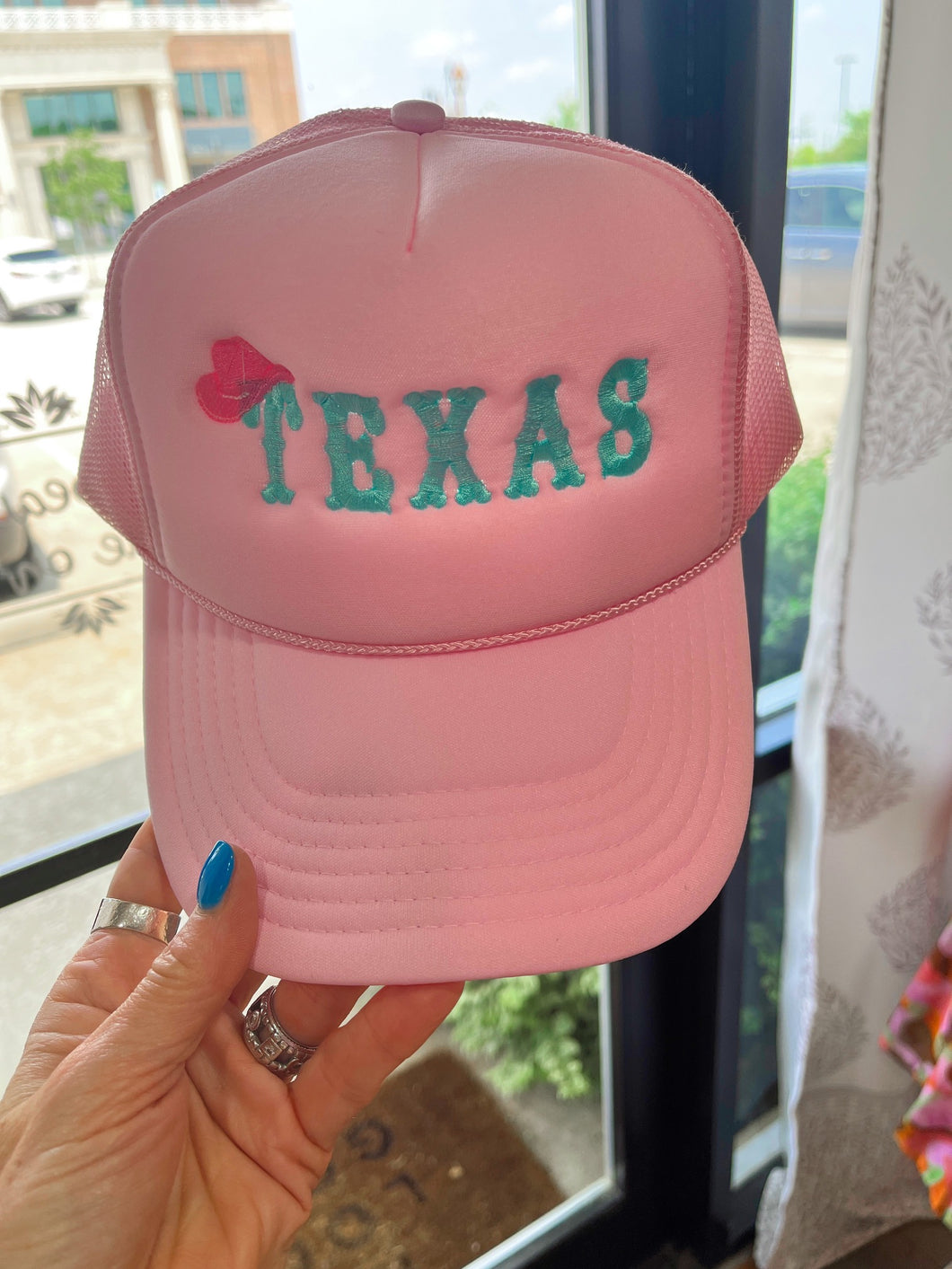 Pink Texas Trucker Hat