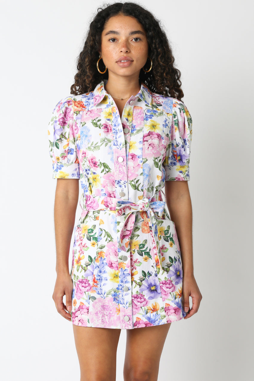 womens denim summer dresses Summer Garden Denim Dress – Lily Claire