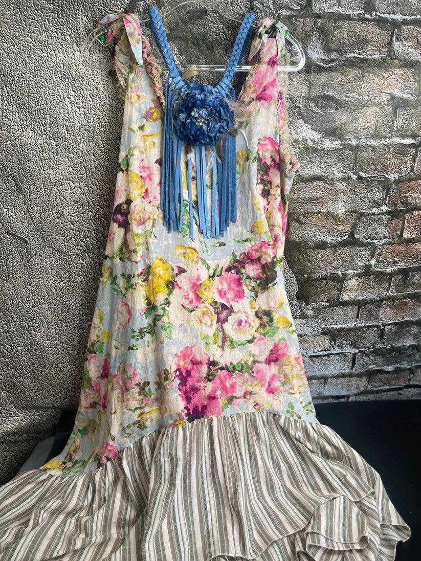 Antique Floral Dress