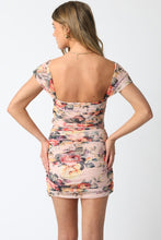Load image into Gallery viewer, Blush Floral Shirred Dress
