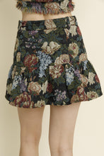 Load image into Gallery viewer, Floral Brocade Skirt
