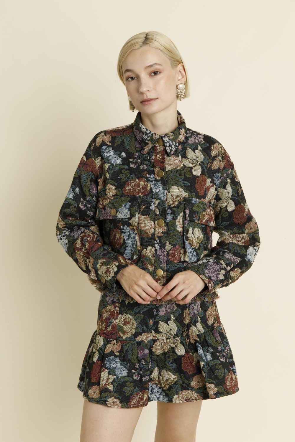 Floral Brocade Jacket