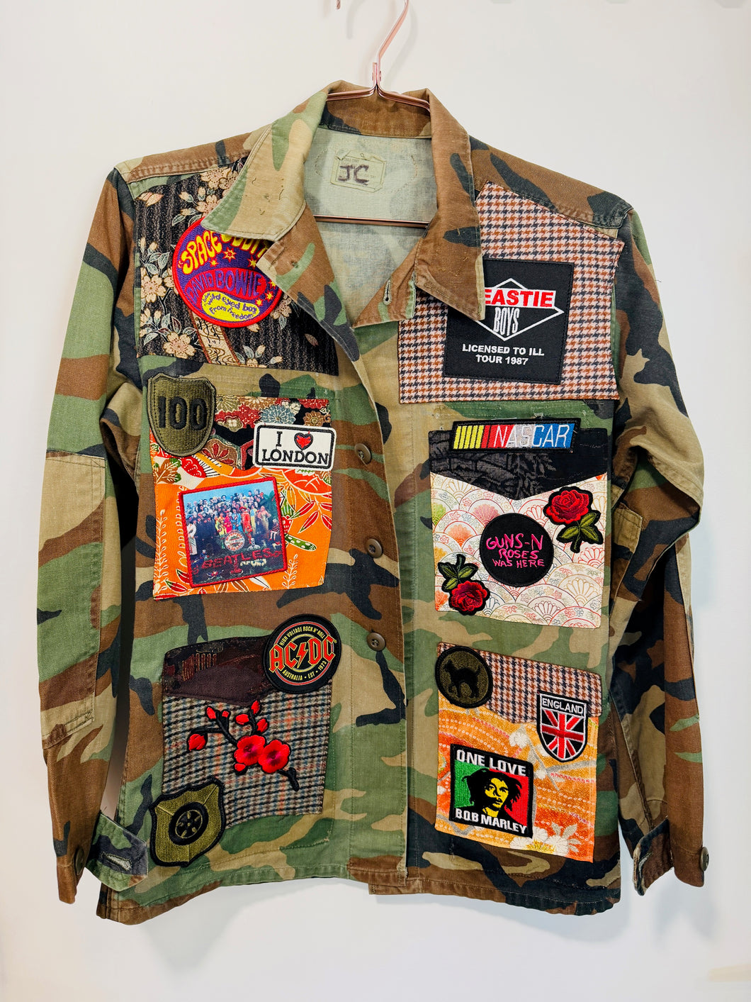 Vintage Camo Patch Jacket - Long