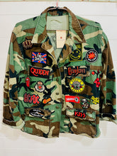 Load image into Gallery viewer, Vintage Camo Patch Jacket - Long
