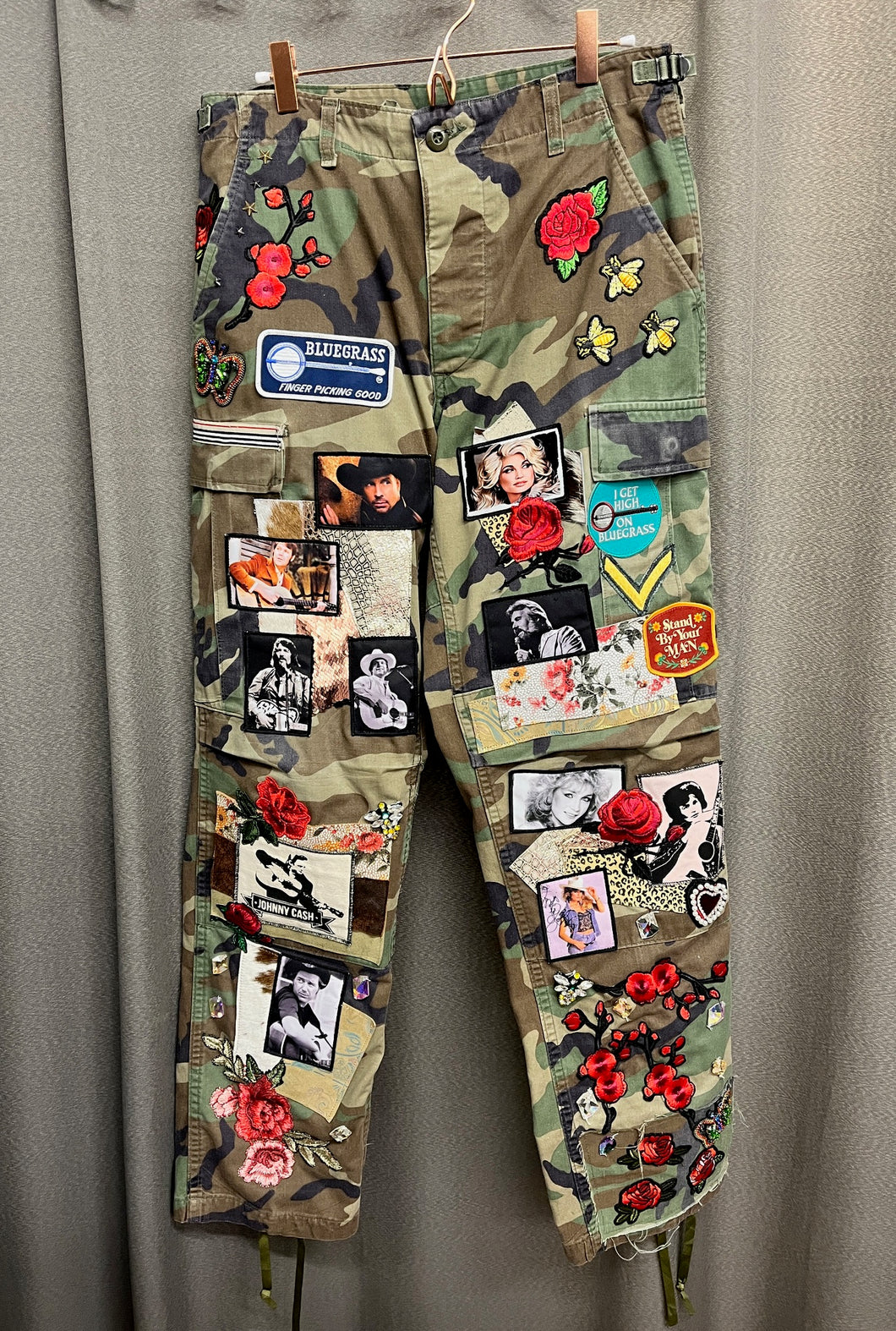 Camo Pant with Patches – Lily Claire