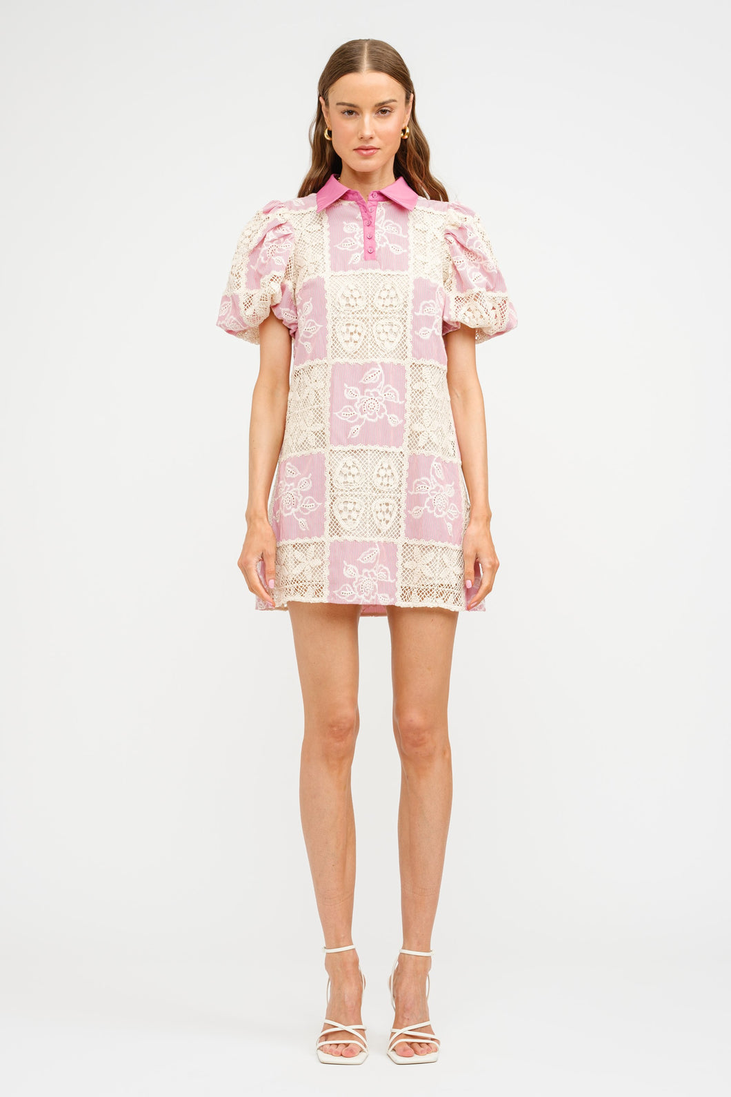 Carmine Crochet Dress