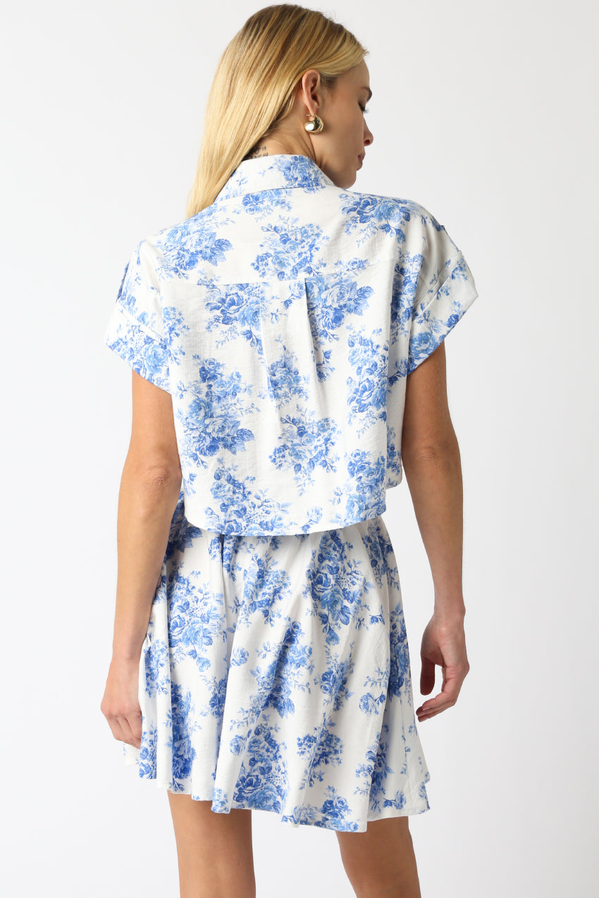 Chinoiserie Print Dress Small Chinoiserie Print Dress Small