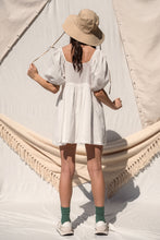 Load image into Gallery viewer, White Crochet Front Dress
