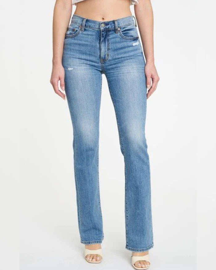 Cover Girl Mid Rise Boot Cut Jean