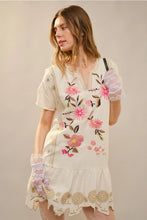 Load image into Gallery viewer, Embroidered Ruffle Dress
