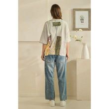 Load image into Gallery viewer, Floral Print Patchwork Tee
