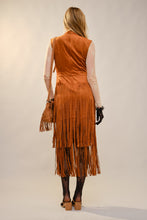 Load image into Gallery viewer, Suede Fringe Dress
