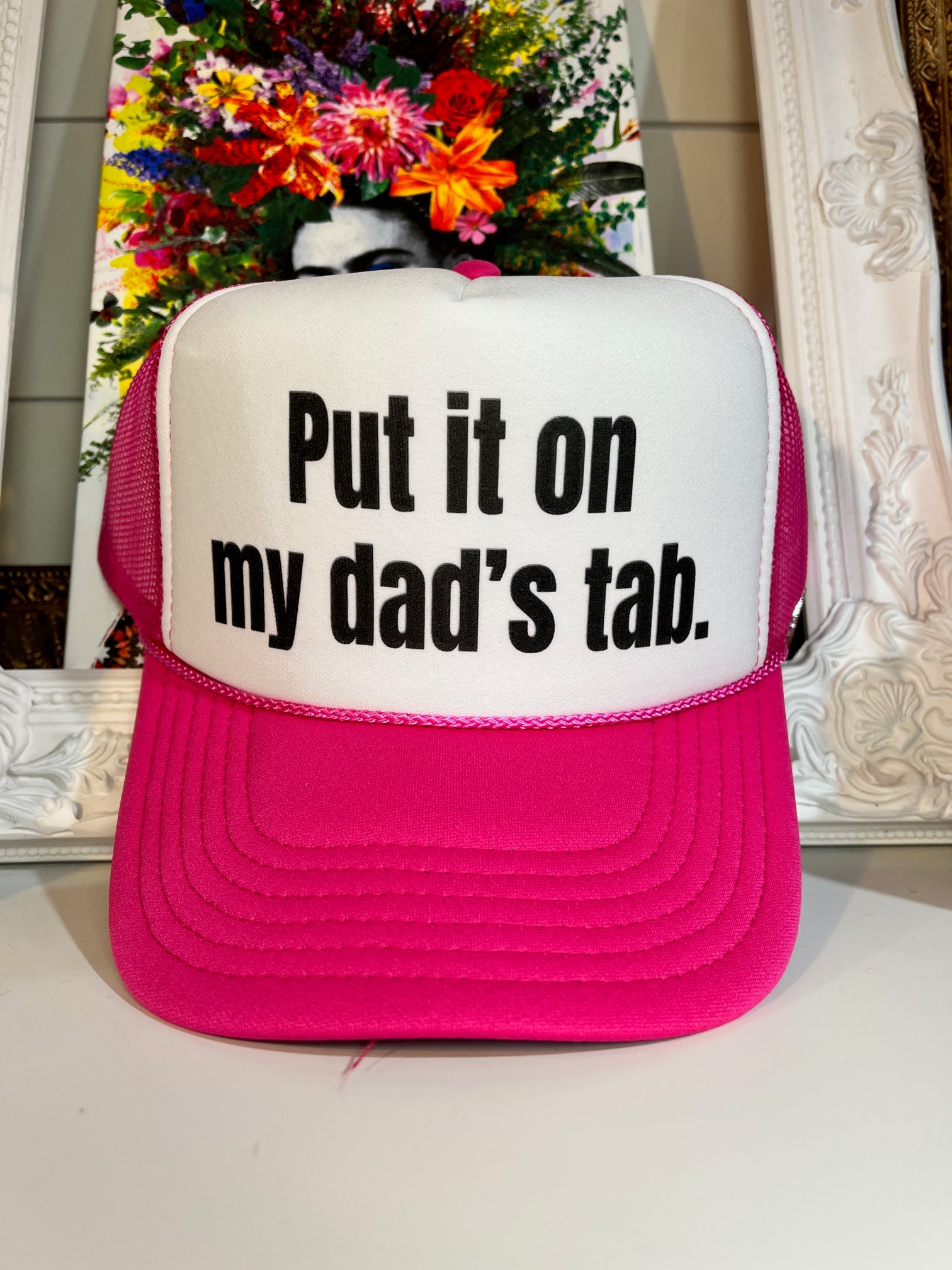 Funny Pink Hats Funny Trucker Hats – Lily Claire - Main Image