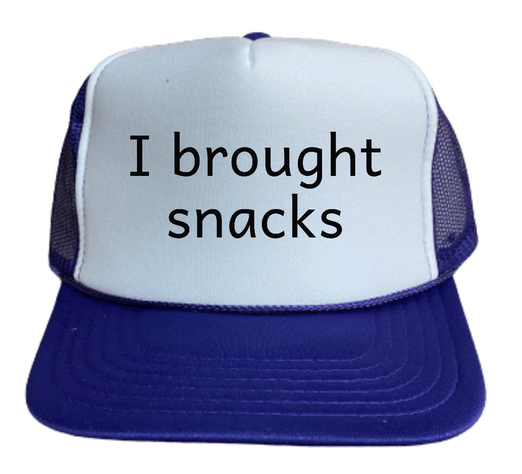 I Brought Snacks Trucker Hat