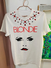 Load image into Gallery viewer, Vintage Tee with Jeweled Collar
