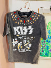 Load image into Gallery viewer, Vintage Tee with Jeweled Collar
