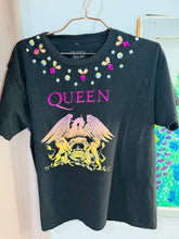 Load image into Gallery viewer, Vintage Tee with Jeweled Collar
