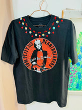 Load image into Gallery viewer, Vintage Tee with Jeweled Collar
